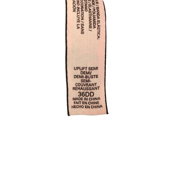 Victorias Secret Underwire Uplift Semi Demi Bra 36DD (E) in Pretty Orange Color - Picture 6 of 7